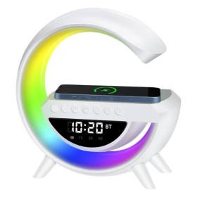 BT-3401 - سماعة بلوتوث متعددة الوظائف مع شحن لاسلكي وإضاءة LED