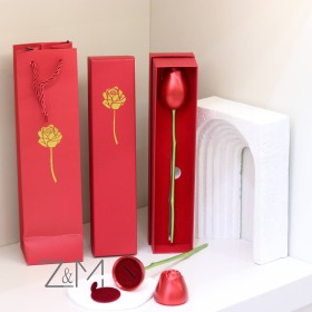 علبة خاتم (وردة)