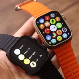 ساعة Ultra الذكية – 7 أساور في علبة واحدة | شاشة 2.01 بوصة