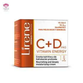 كريم التغذية والترطيب العميق بفيتامينات C+D