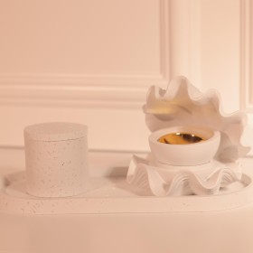 مبخرة ذات تصميم صدفة