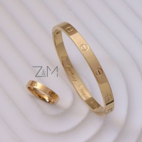 اسواة cartier باللون الذهبي