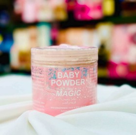 مقشر وجه و جسم Baby powder body and face Scrub