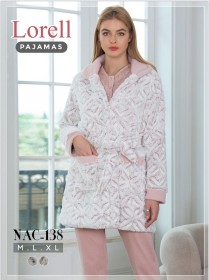 طقم بيجاما شتوي Lorell ناعم